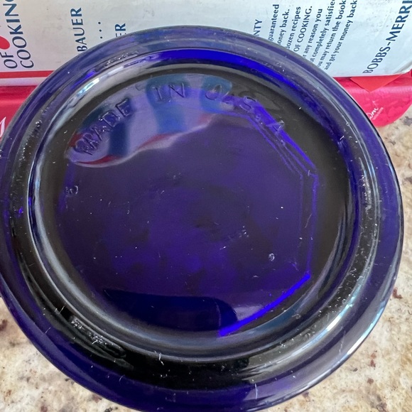 PRESIDENT RONALD REAGAN COFFEE MUG BLUE & GOLD GLASS GOLD PRESIDENTIAL SEAL - Picture 3 of 4